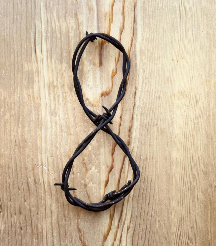 Barbed Wire House Numbers