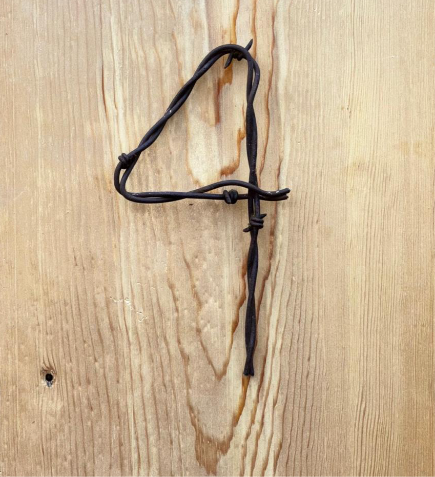Barbed Wire House Numbers