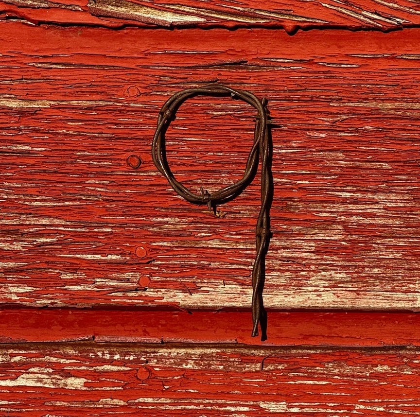 Barbed Wire House Numbers