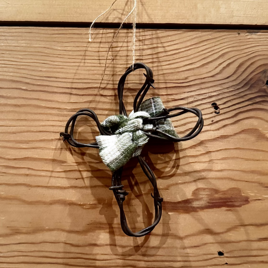 Rustic Cross Ornament